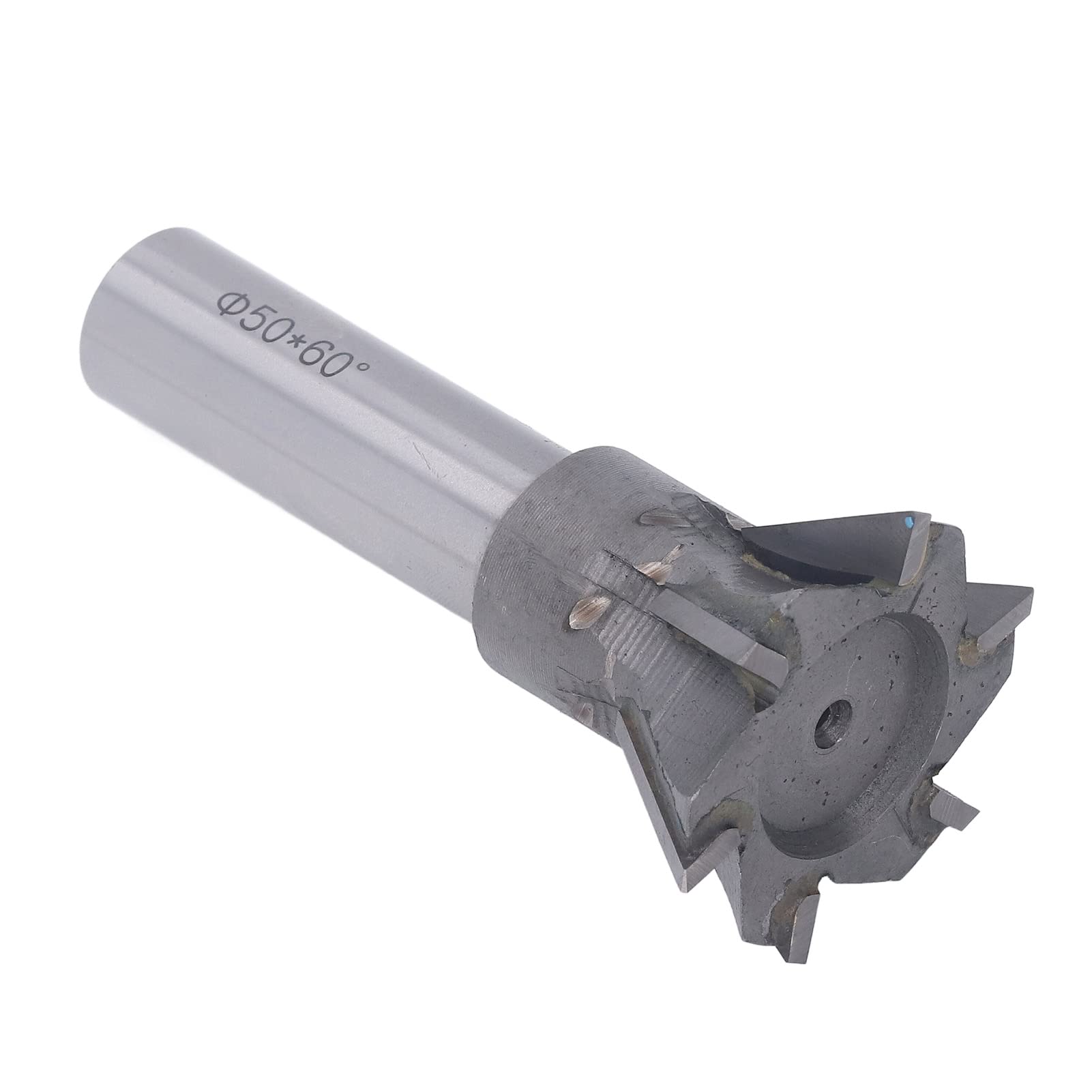 Fresa de Cola de Milano de 50 Mm, Fresa de Cola de Milano de Carburo Endurecido de Vástago Recto de 6 Flautas para Mecanizar Acero Inoxidable Y Otros Materiales
