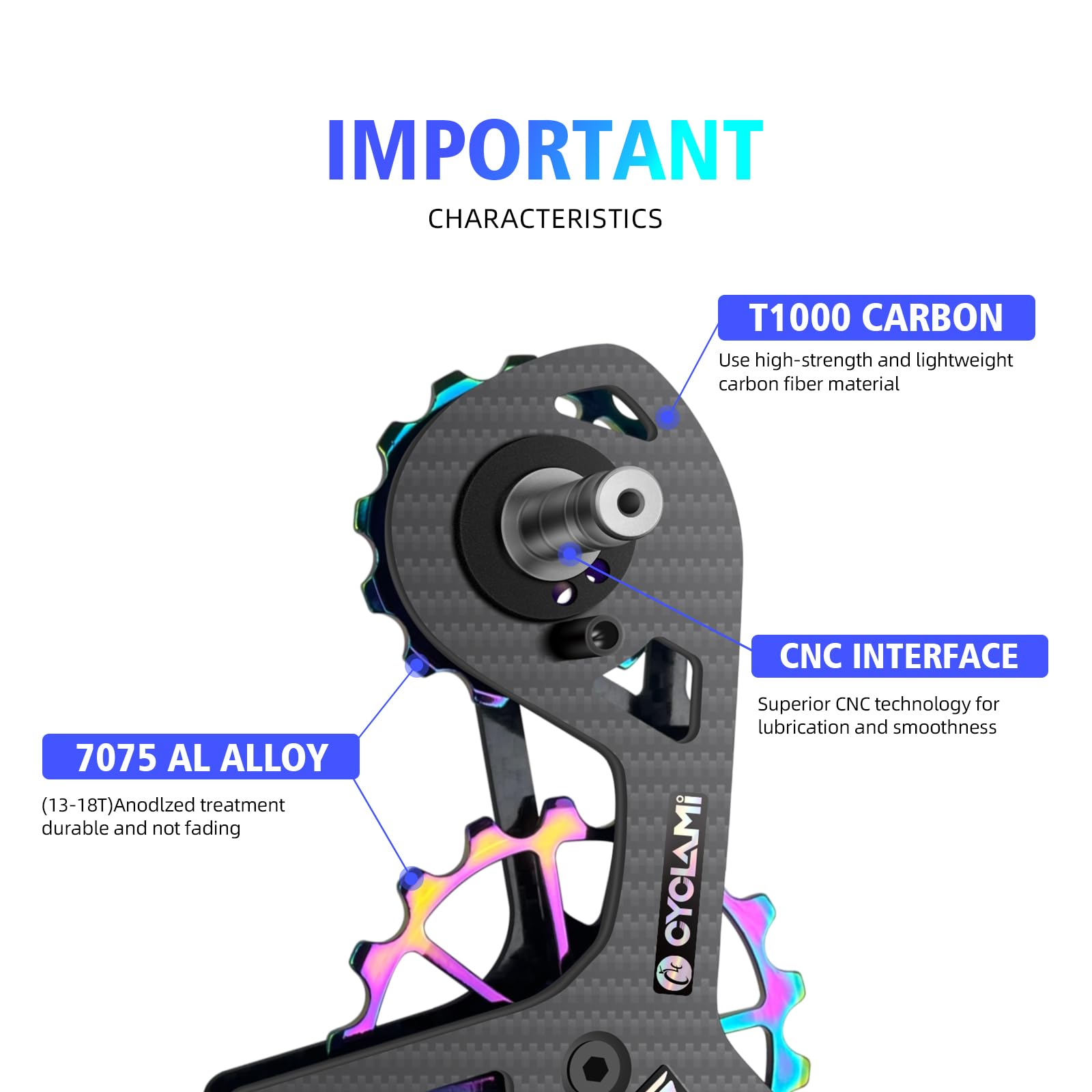 bicicletta in fibra di carbonio deragliatore posteriore bicicletta cuscinetto in ceramica ruote set per SHIMANO Ultegra DURA ACE 105