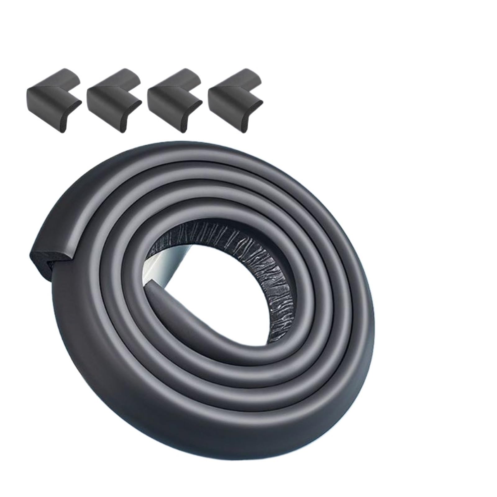Protecteurs de table d'angle – Barre anti-collision de 2 m avec 4 protections d'angle pour plus de sécurité, pare-chocs de cheminée – Protection contre les bébés et la maison
