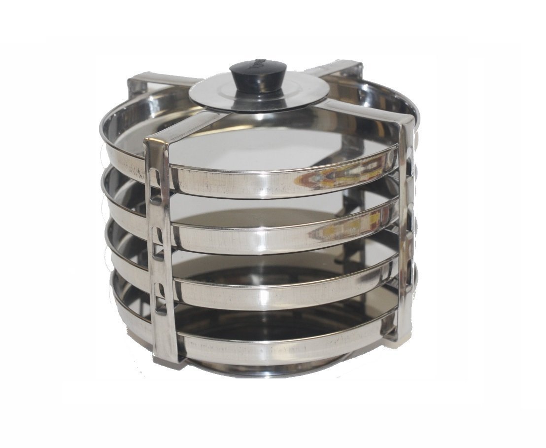 Tabakh Food Container Stackable Stainless Steel Pressure Cooker Steamer Insert Stand - For Instant Pot 6qt & 8qt