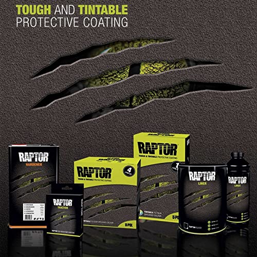 Image of Custom Shop U-Pol Raptor Black Urethane Spray-On Truck Bed Liner, 2 Quarts