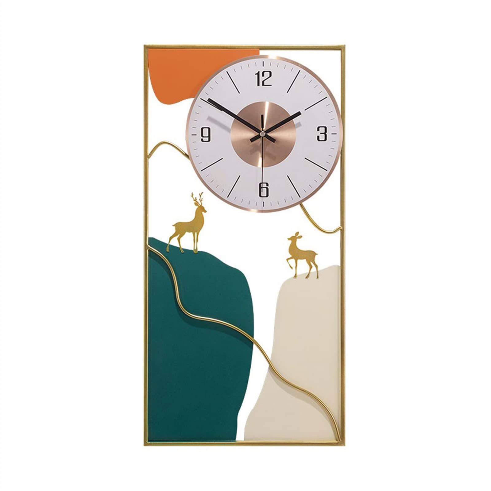 DFHS46JK Wall Decor Modern Minimalist Decoration Household Clocks and Watches Fashion Art Wall Clock Background Decorative for living room decor