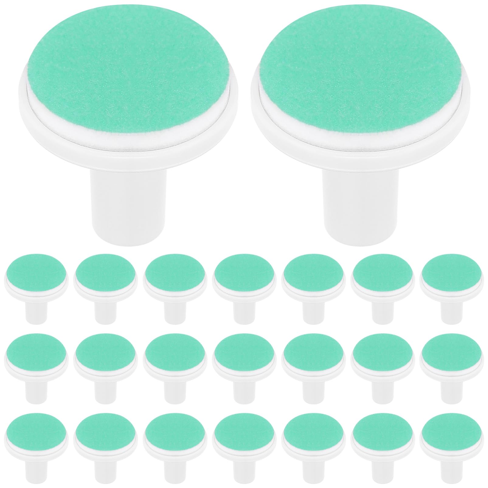 FOMIYES Electric Nail Trimmer Replacement Pads 24 Pcs Nail Grinding Heads for Baby Toddler Easy to Install Replace