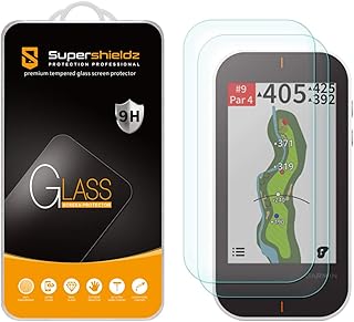 Supershieldz (2 Pack) Designed for Garmin Approach G80 Tempered Glass Screen Protector, Anti Scratch, Bubble Free