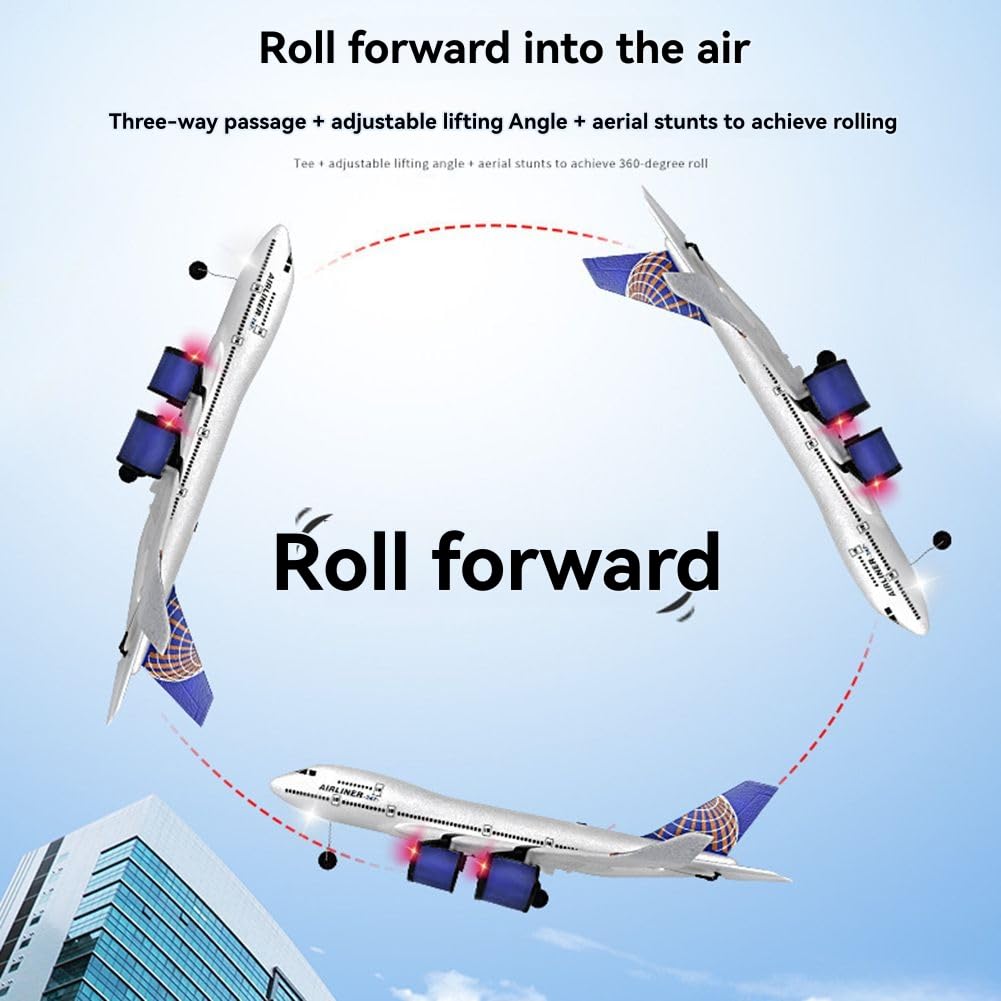El Modelo RC del Avión de Pasajeros A380 A Control Remoto Incorpora Materiales de Espuma y un Excelente Rendimiento Anticaídas.