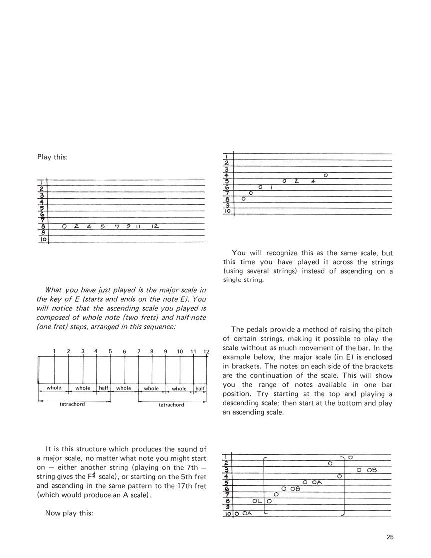 Pedal Steel Guitar Instructional Book with Online Audio | Learn E9 and C6 Tuning | Beginner to Advanced Techniques
