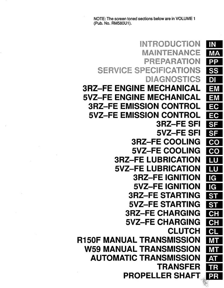 bishko automotive literature 1998 Toyota 4-Runner Shop Service Repair Manual Book Engine Drivetrain OEM