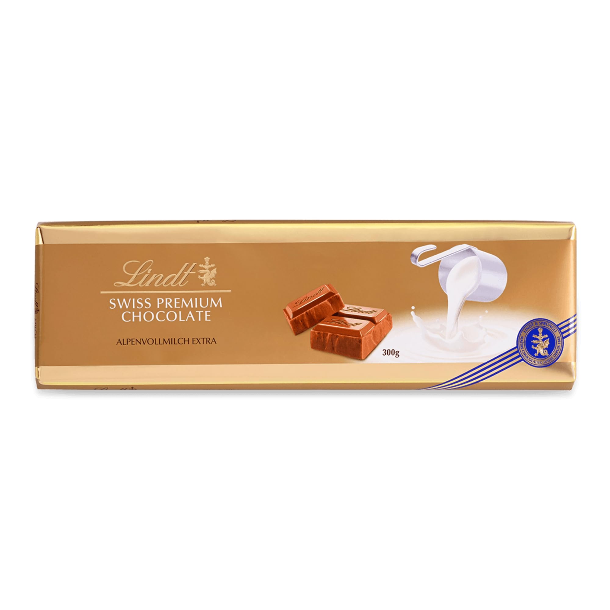 Lindt Schokolade | Vollmilch Extra Tafel | 300g | feinste premium Vollmilch-Schokolade | Schokoladen-Tafel