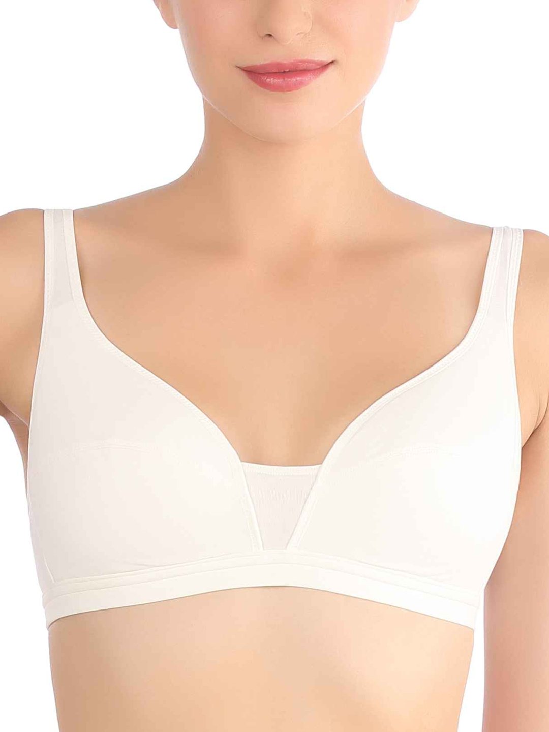 triumph International Women’s Non-Wired Cotton Bra | Minimizer 30A, Cream | Lightly Padded Full Coverage Bra for Young Girls & Teenagers | Comfortable Everyday Innerwear | Pack of 1-picture-17