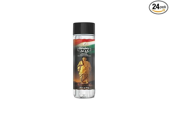 VARAHI Sardar AQA Still Naturally Alkaline Mineral Water-500ml (Pack of 24 Bottles) | Natural Mineral Water Bottle