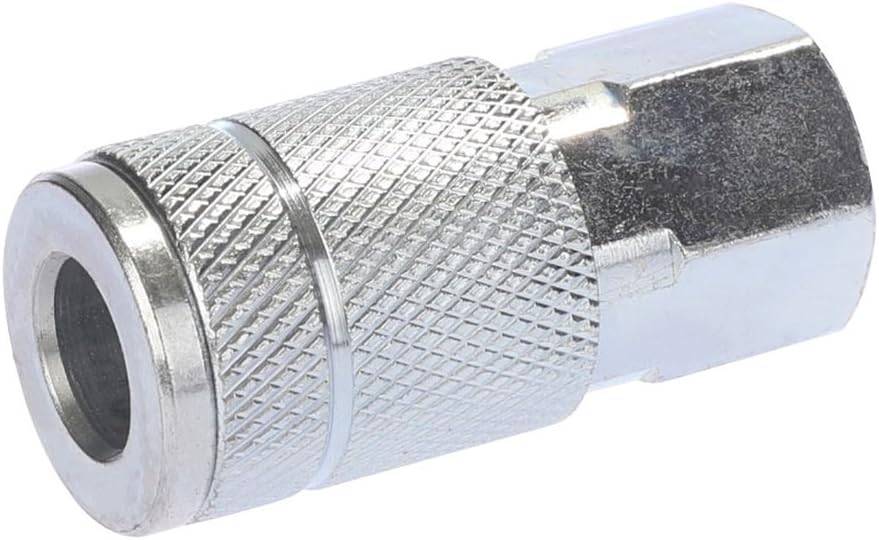 WYNNsky Automotive Air Coupler Set, 1/4 Inch Body Size, 1/4 Inch NPT Female Threads Size, Steel Air Compressor Hose Fittings