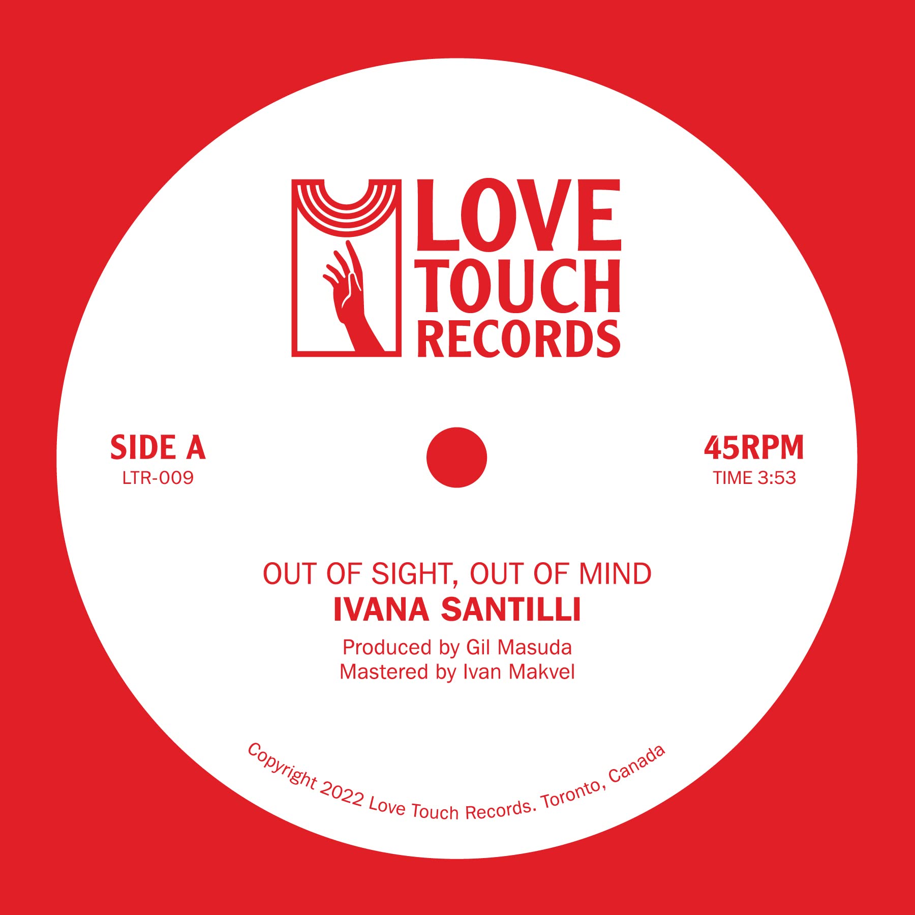 Out Of Sight, Out Of Mind/Air Of Love [7" VINYL]