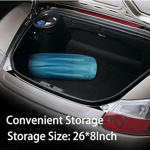 Miniatura 5 de Colchón de aire autoinflable para automóvil, tapete de dormir autoinflable para acampar con almohada integrada, cama de automóvil, cama de dormir