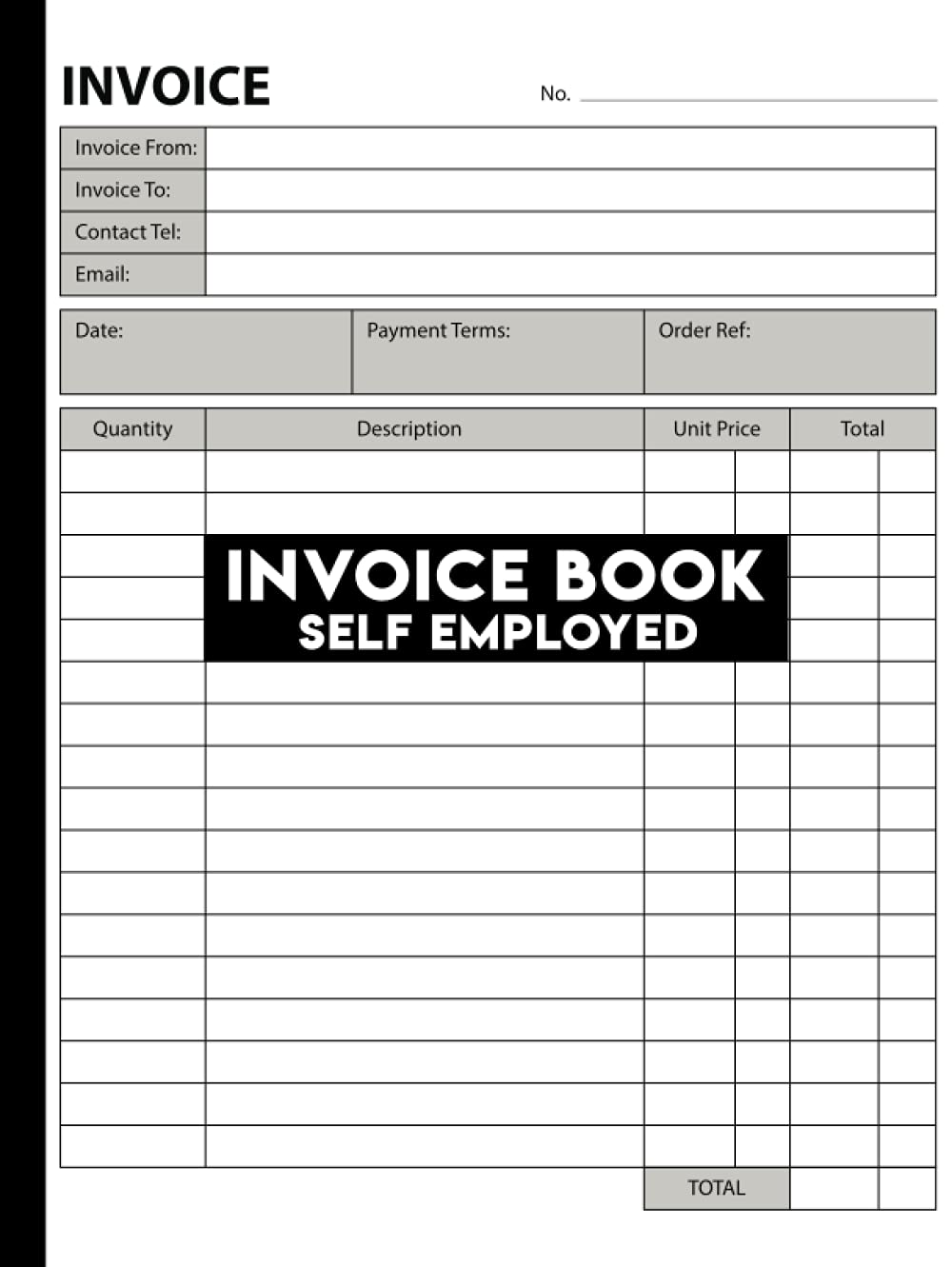 Invoice Book: Duplicate Invoice Book A4 Useful for Self Employed & Small Business.