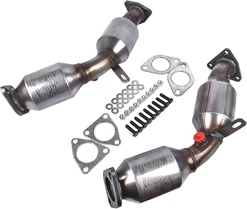 Miniatura 5 de Reemplazo del catalizador delantero izquierdo y derecho para Nissan 350Z Base Coupe de 2 puertas Infiniti FX35 / G35 / M35 2003-2008 16197 16198