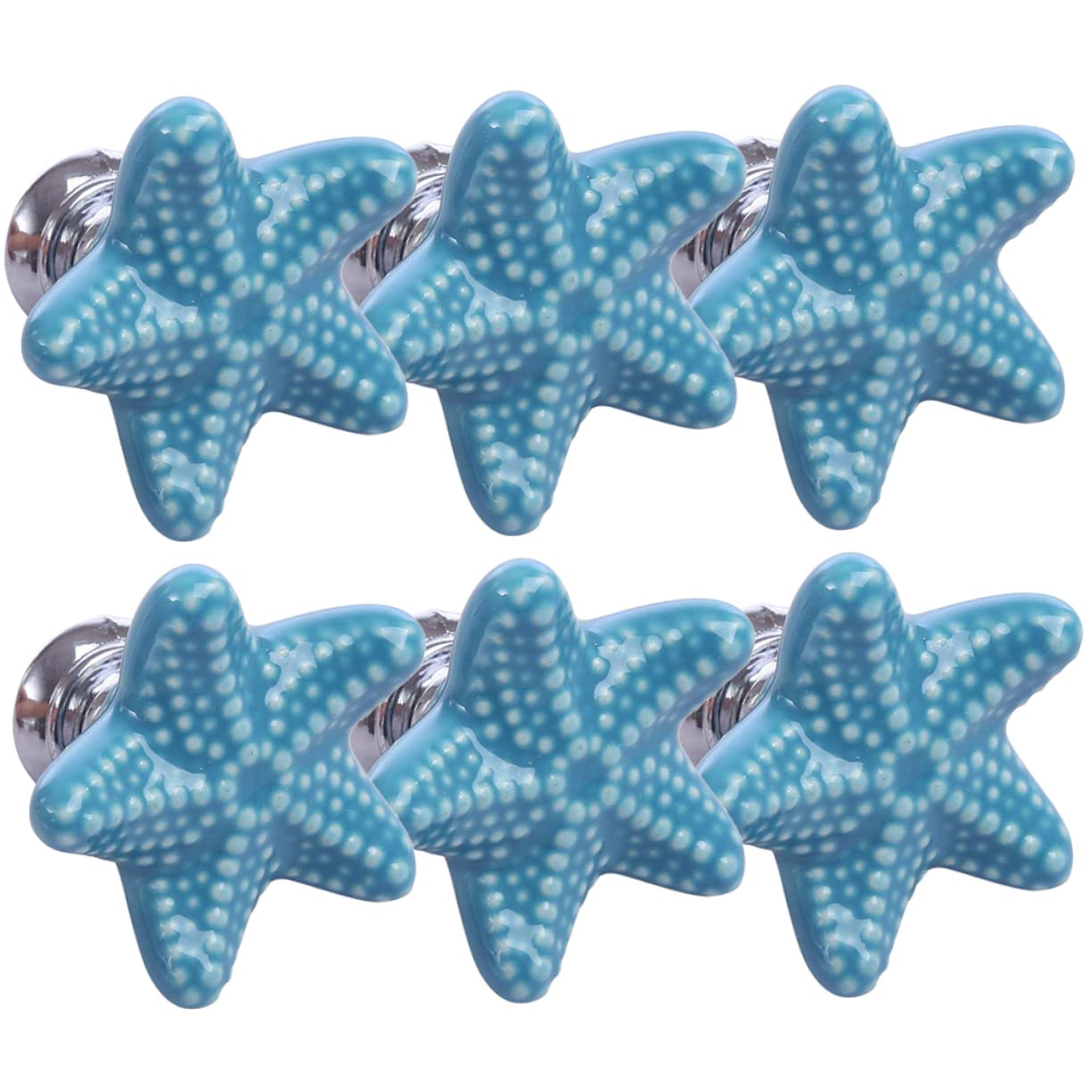 jojofuny 2 Set Di Maniglie Decorative Per Cassetti E Ante in Stile Marino Per Mobili Da Cucina Guardaroba Cassettiere 6 Pezzi*2