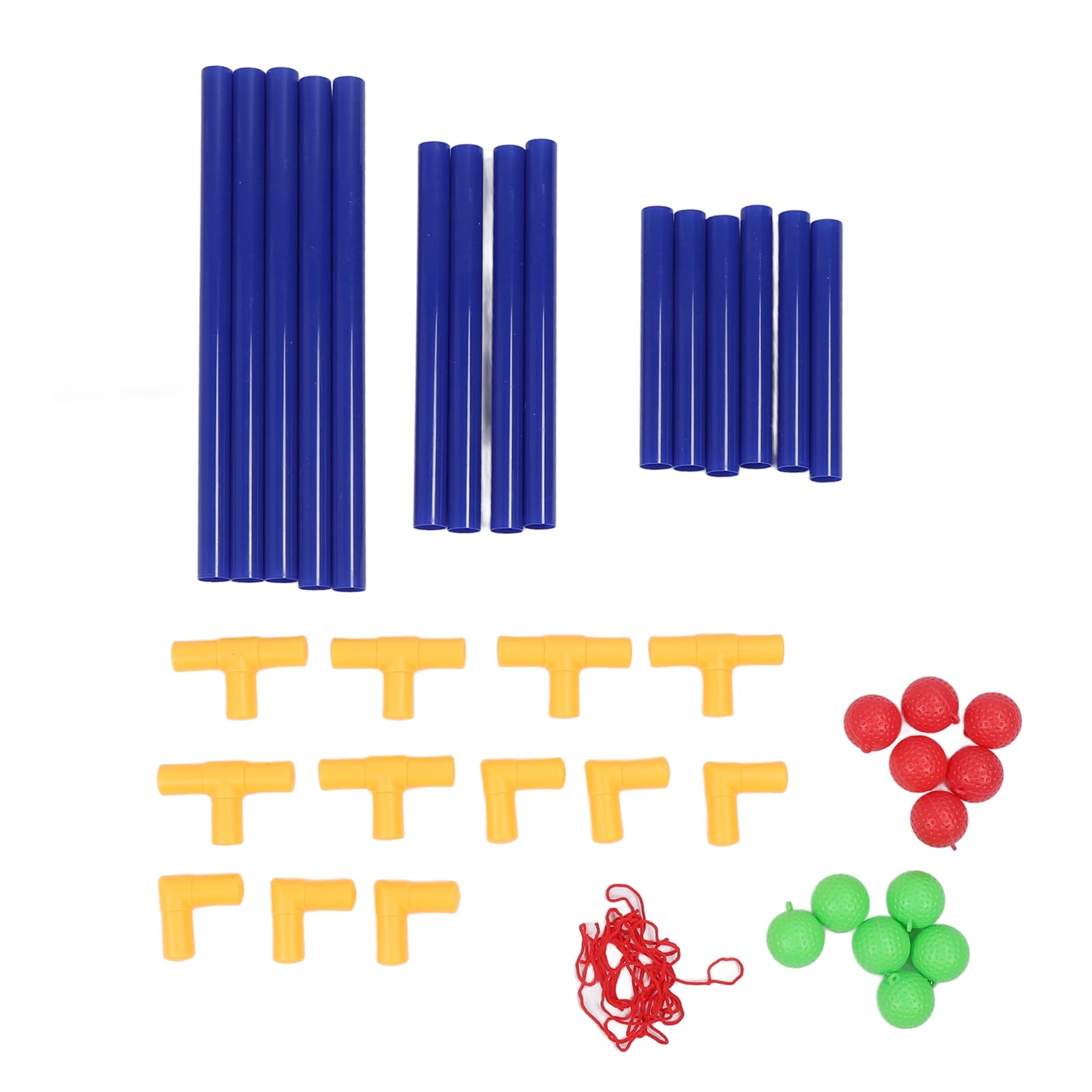 Leiterspielset, Interaktives Wurfspiel für Erwachsene und Kinder mit 12 Bällen, Geeignet für Garten Camping Picknick, Aus robustem ABS, Inklusive Taschen zum einfachen Tra
