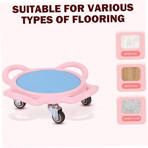 Miniatura 3 de Rueda de rodillo abdominal, rotación de 360 para mujer, antideslizante, portátil, multifuncional, tabla de ejercicio con alfombrilla para