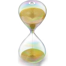 SuLiao Hourglass 60 Minutes, Golden Hourglass 1 Hour Hourglass, Colorful Large Sand Timer for Kids Home Office Office Decor Classroom
