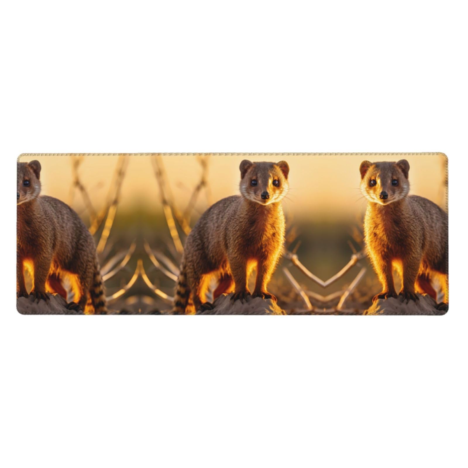 Tapis de souris suricates grand format pour stabiliser votre clavier - 8