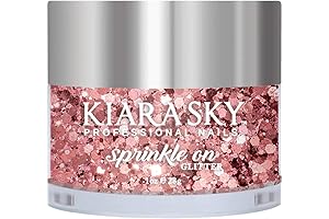 Kiara Sky Sprinkle On Collection Glitter in Rose Velvet