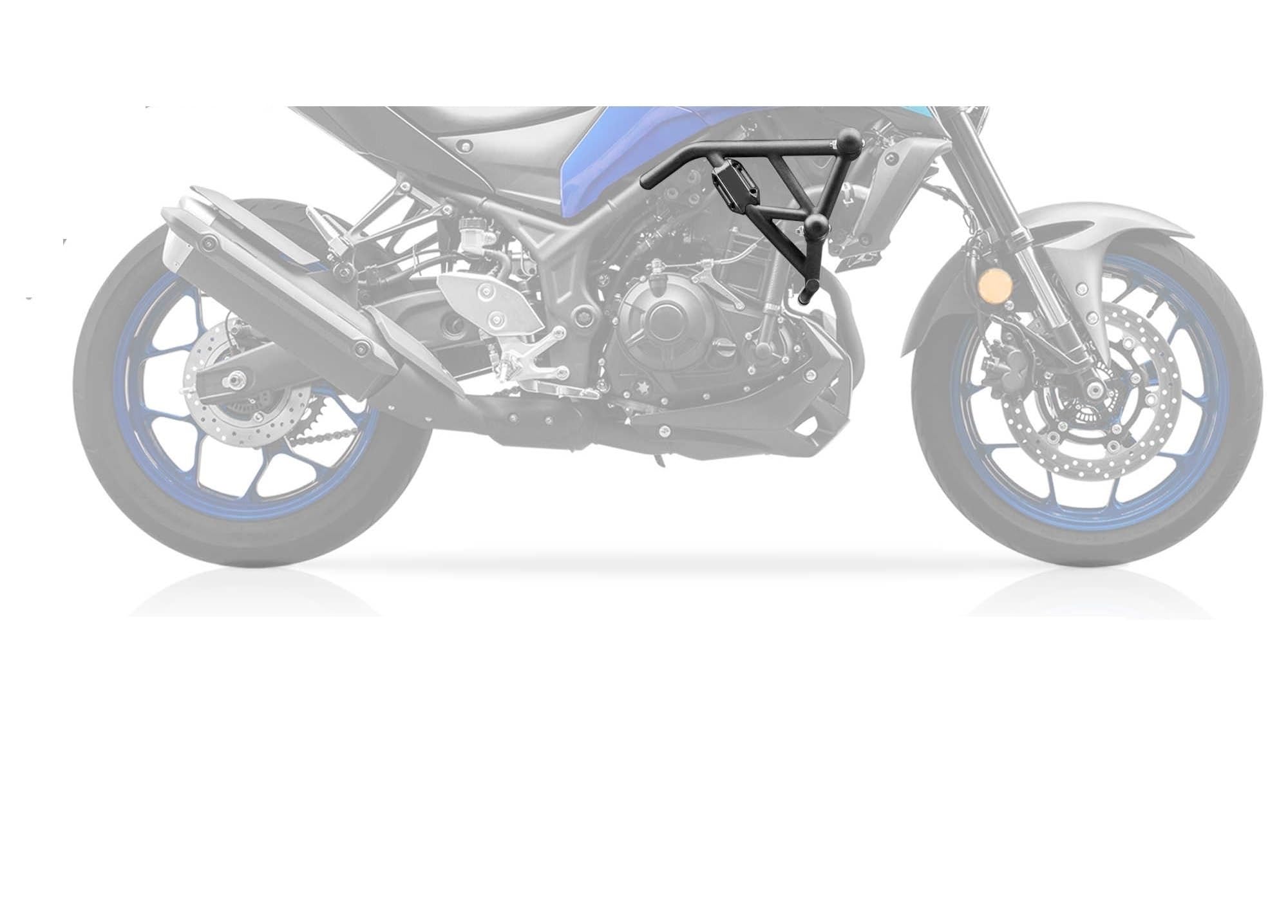 Zderzaka Motocykl Pasuje Do Zderzaka Pasuje Do Yamaha MT03 Ze Stali Węglowej Konkurencyjne Zawieszenie Sprężynowe Rama Zapobiegająca Upadkowi Motocykl Ochraniacz Zderzaka(Spring style)