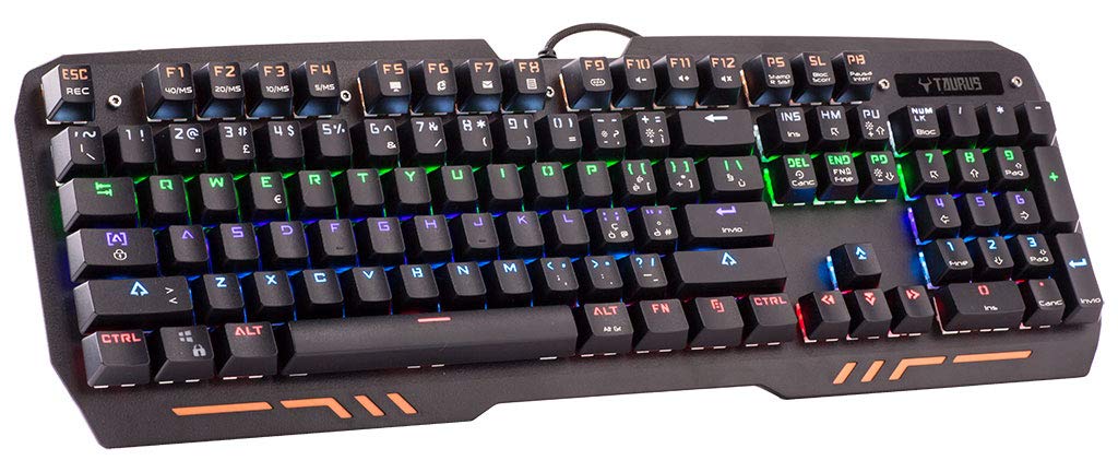 Itek X03 Tastiera da Gaming, Meccanica, Switch Blu, Retroilluminazione, Nero