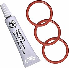 Care set 3 seals and 1 silicone grease suitable for DeLonghi fully automatic coffee machines