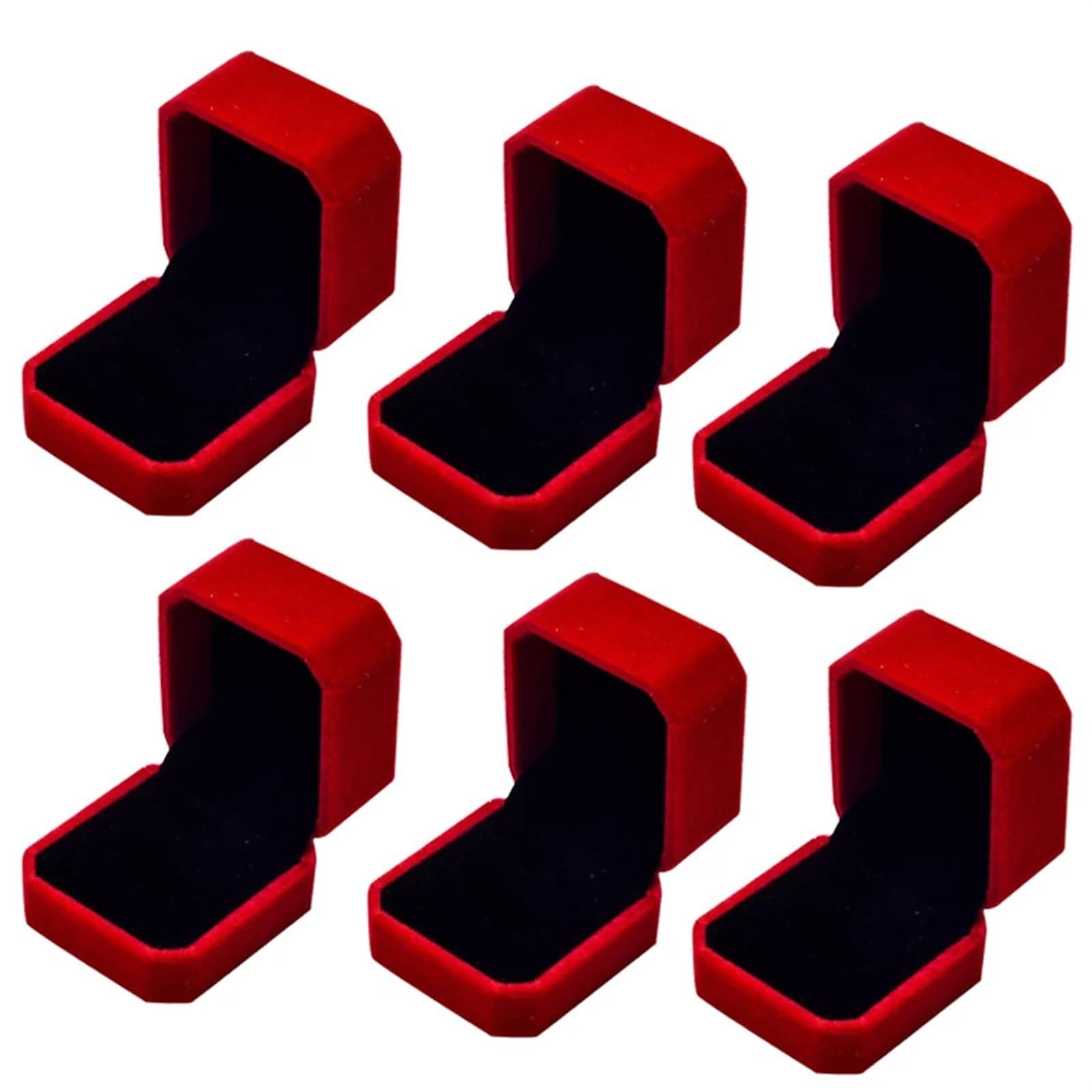 Ring Box Engagement Ring Boxearring Box Small Jewellery Organiser Boxes For(Red)