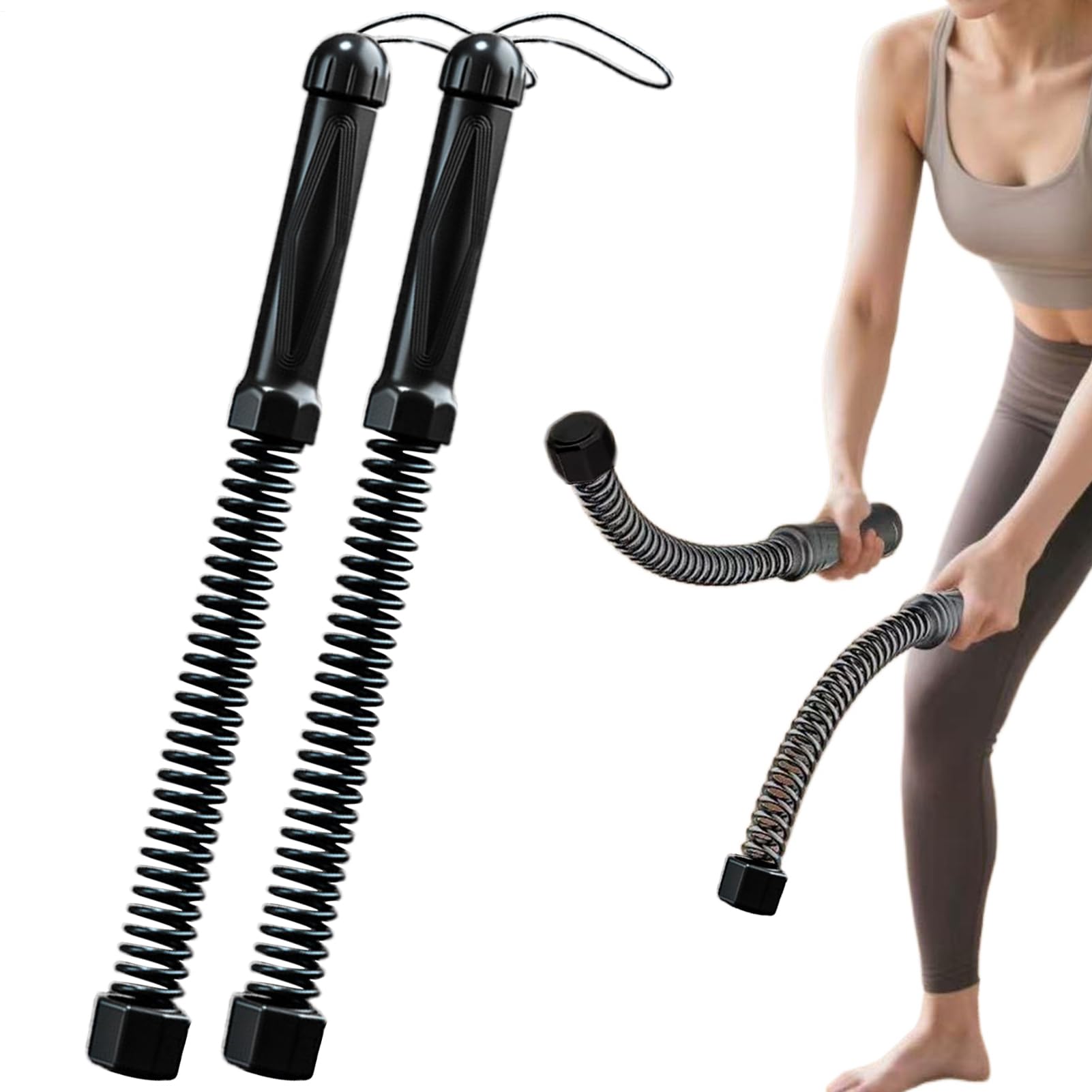 Battle Ropes | Cuerda para Ejercicio Cardiovascular Sin Cable,Equipo De Fitness 2 Piezas para Hombres Mujeres Adultos Jugadores Residentes Profesionales Ocupados Atletas