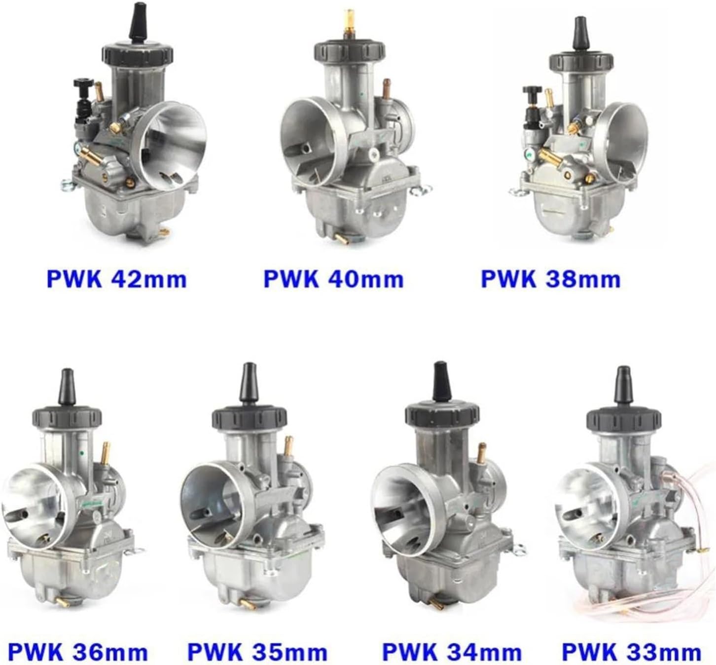 Carburetor Universal Carburetor for PWK 34mm 35mm 36mm 38mm 40mm 42mm 2T 4T Scooter 250CC 300CC 350CC 400CC Motorcycle Carburetor(36mm)