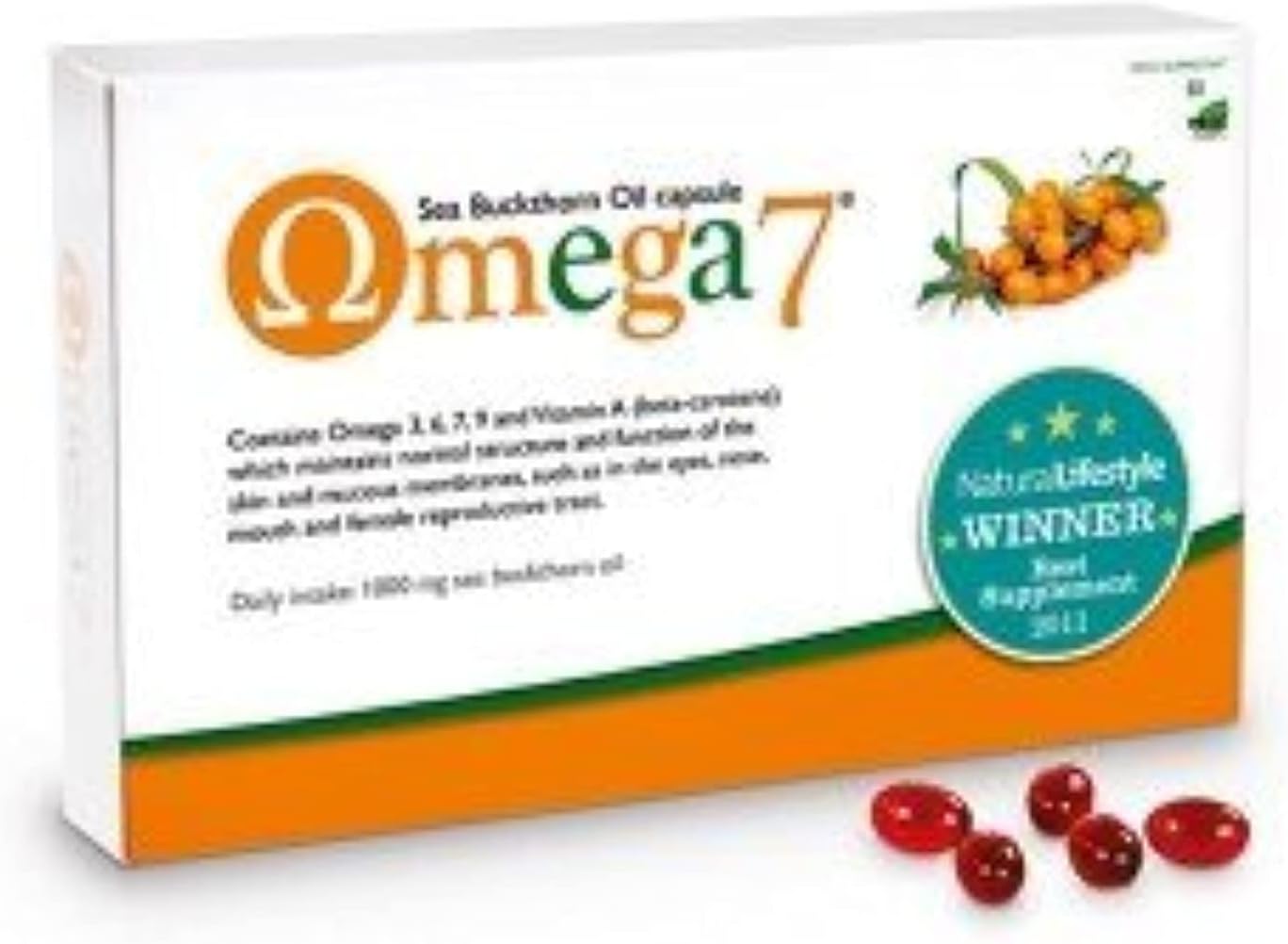 Pharma Nord Omega 7 Sea Buckthorn Oil 60 Capsules