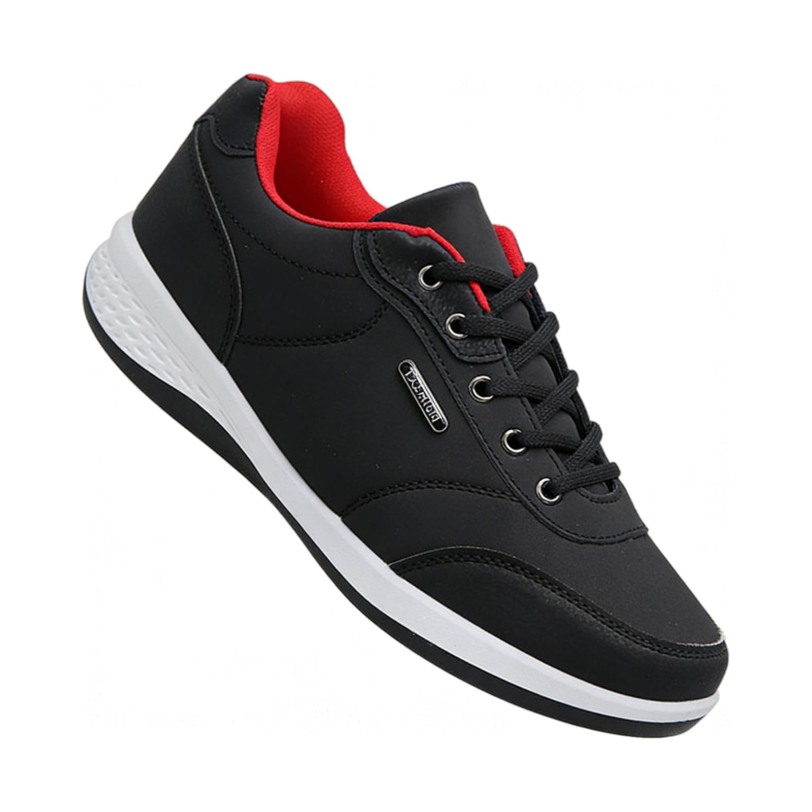 Zapatillas de correr ligeras para hombre, con amortiguación, resistentes al agua, zapatillas deportivas para hombre, gimnasio, exterior, con cordones, antideslizantes, para trekking, para correr