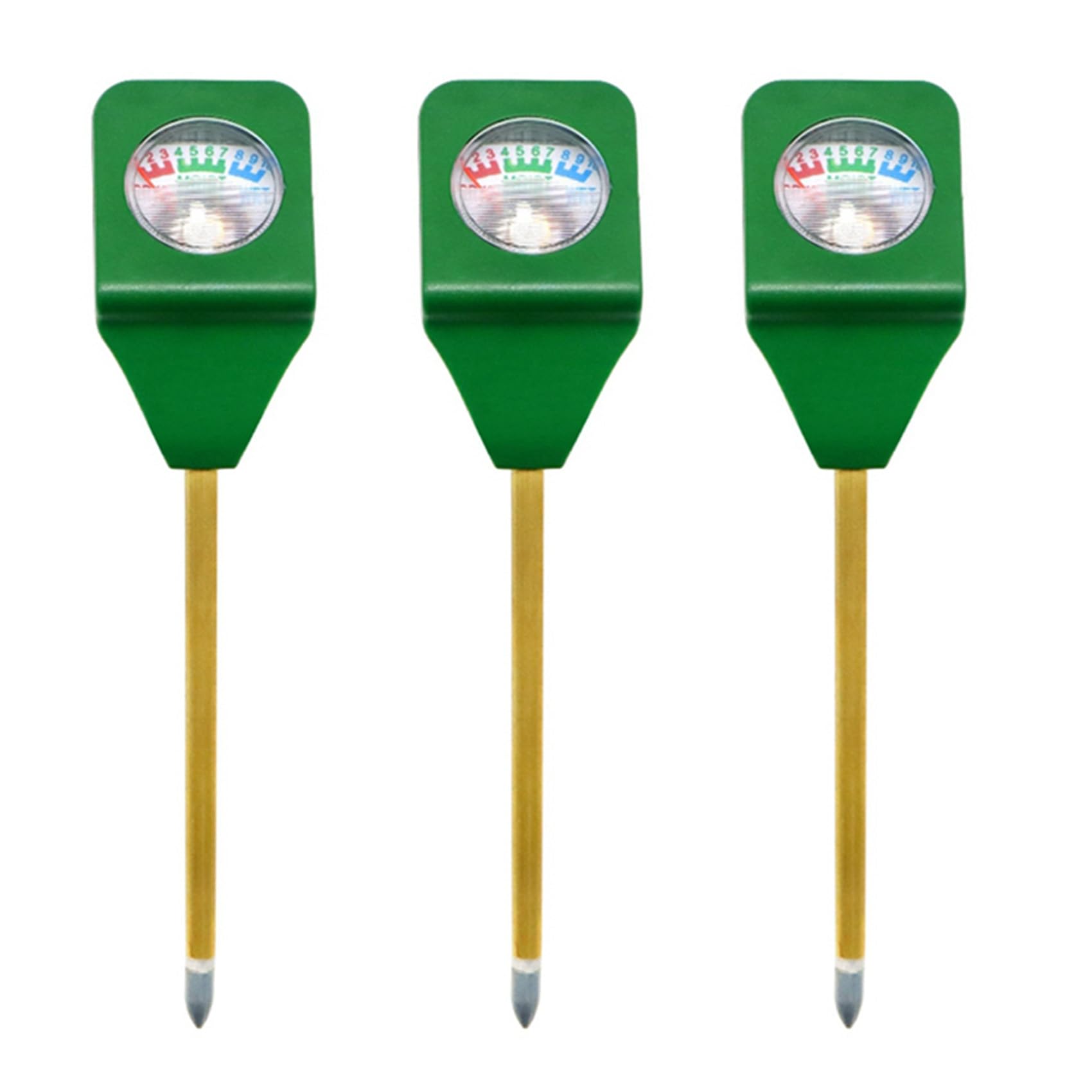 Jnchdghwa Photo Color 3X Mini Soil Moisture Meter Moisture Tester Soil Meter Plant Soil Kit Moist Tester Testing Instrument