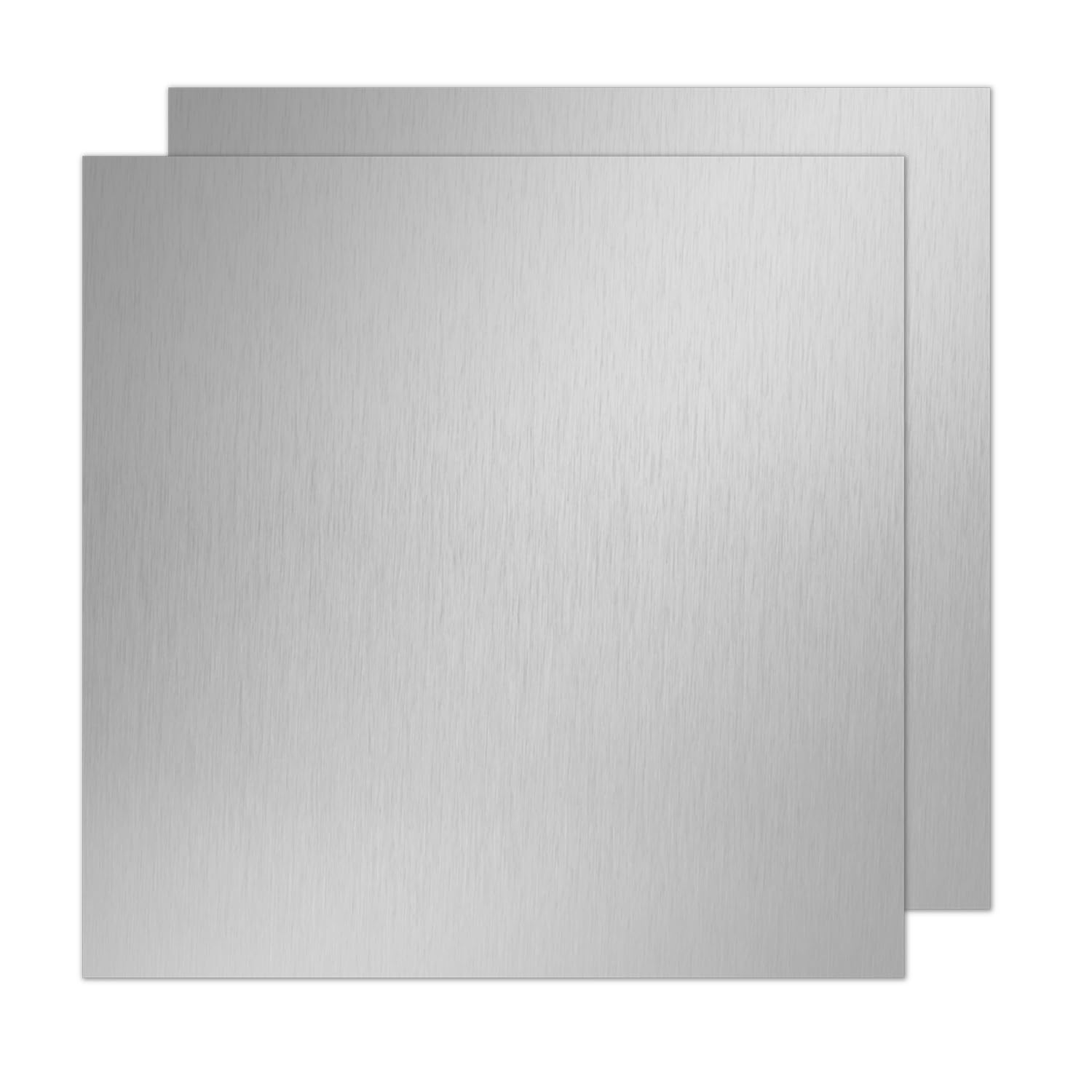 430 Stainless Steel Sheets - 2x2 Inch, 2 Pack -7