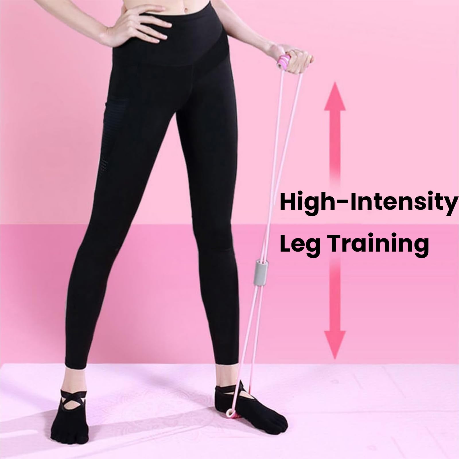 Saludea Lot De 3 Bandes De Résistance En Forme De 8 - Pour Bras, Dos, Jambes Et Yoga - Avec Poignées