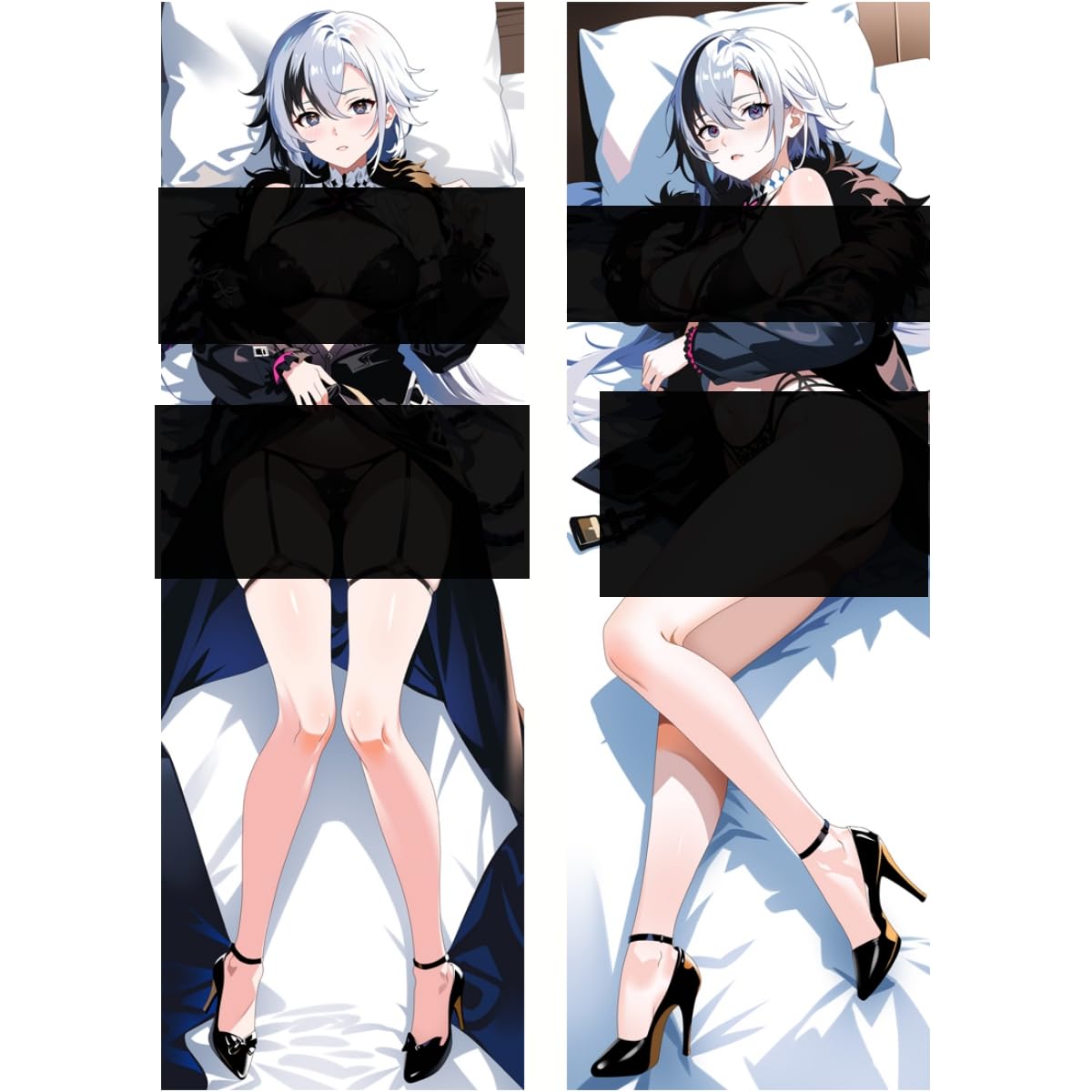 Amazon.co.jp: 原神 アニメ フィギュア アルレッキーノ 抱き枕カバー 