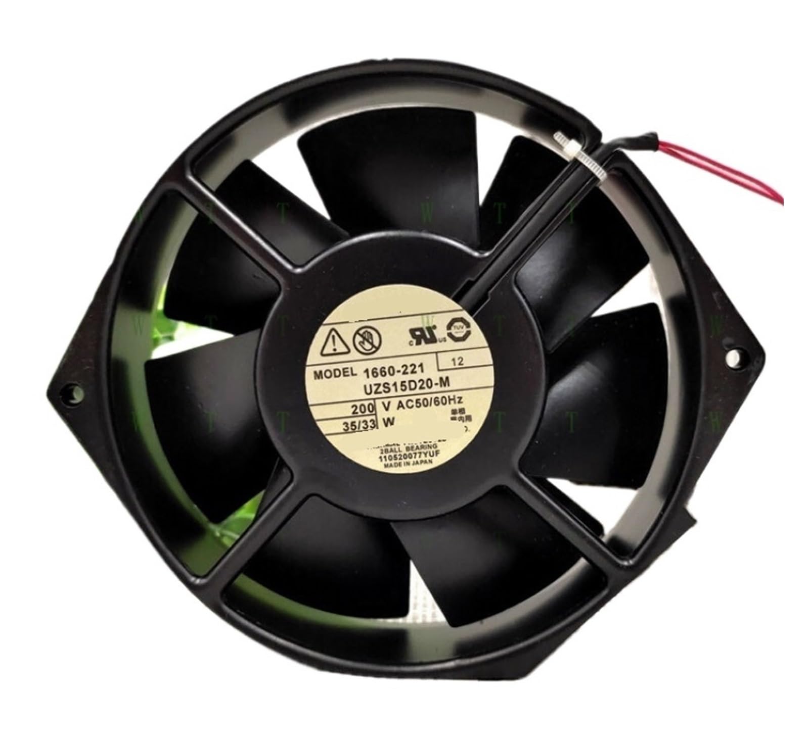 Ventilateur centrifuge 220 V UZS15D20-M extracteur turbine pour gaine de ventilation