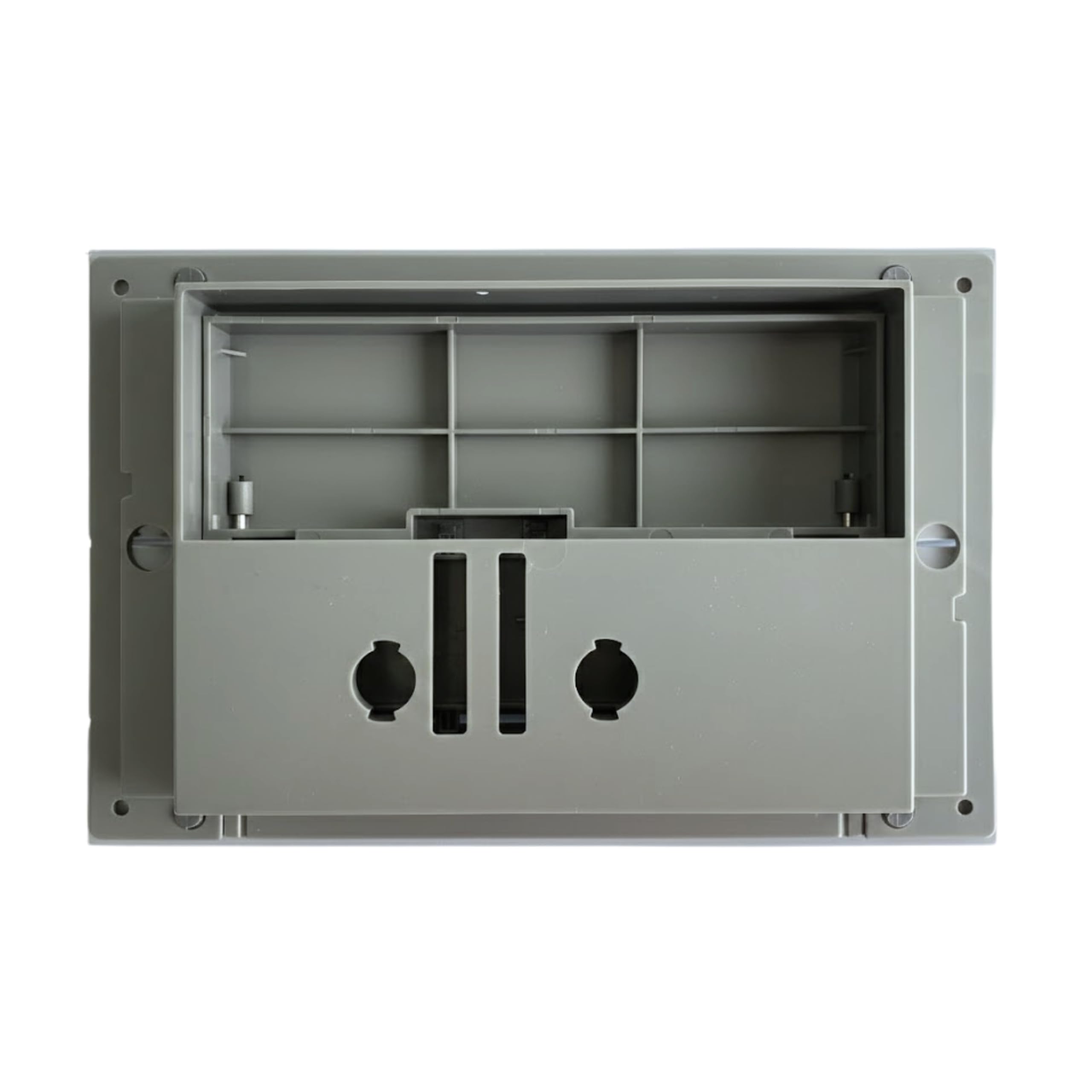 Placca di Comando WC Acciaio inox Doppio Scarico per Cassetta Incasso - Pulsante Scarico WC - Placca WC per Toilette Sospesa - Pannello Comando - Sciacquone - Design Moderno