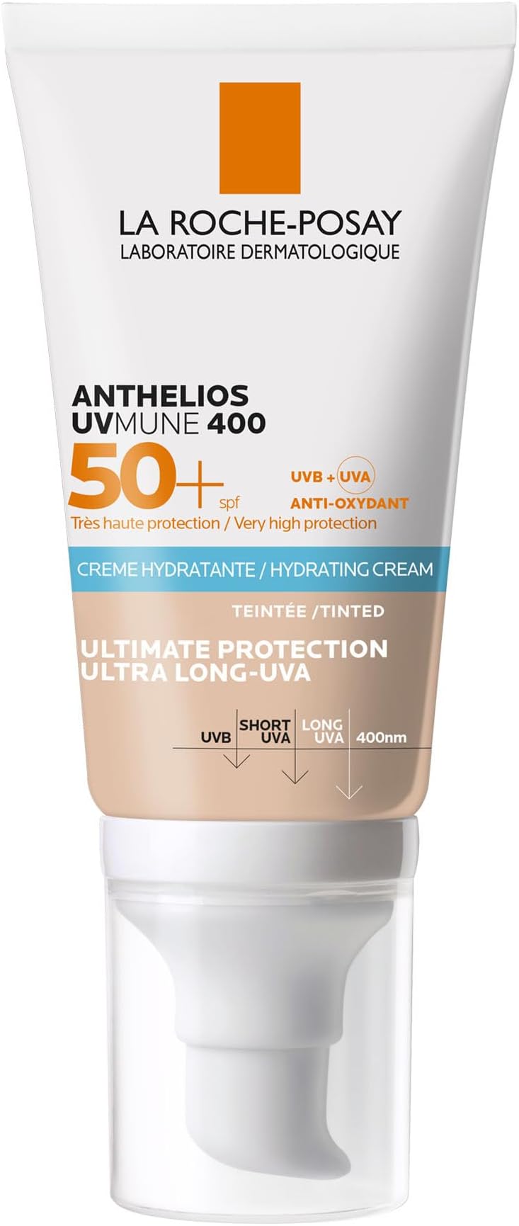 Anthelios UVMune 400 Hydrating Tinted Sun screen SPF50+ For Sensitive Skin 50ml