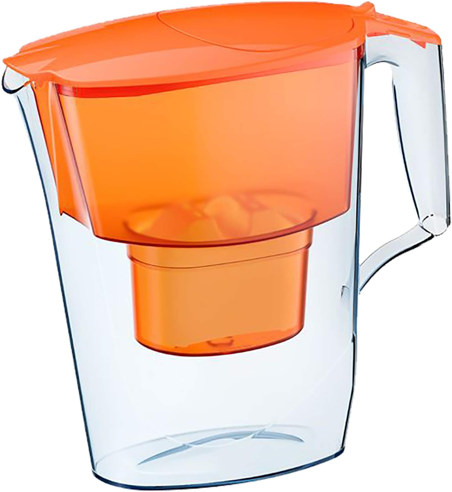 CPAP H2O Water Purification Pitcher for CPAP & BiPAP Humidifier Water Chambers, Filter Lasts up to 60 Days (Orange)