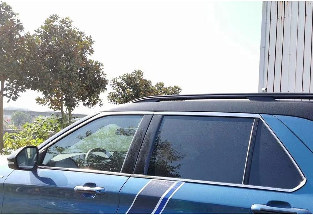 Beautost Fit for Ford Explorer 2020 2021 2022 Windows Frame Sill Molding Cover Trims Stainless Steel