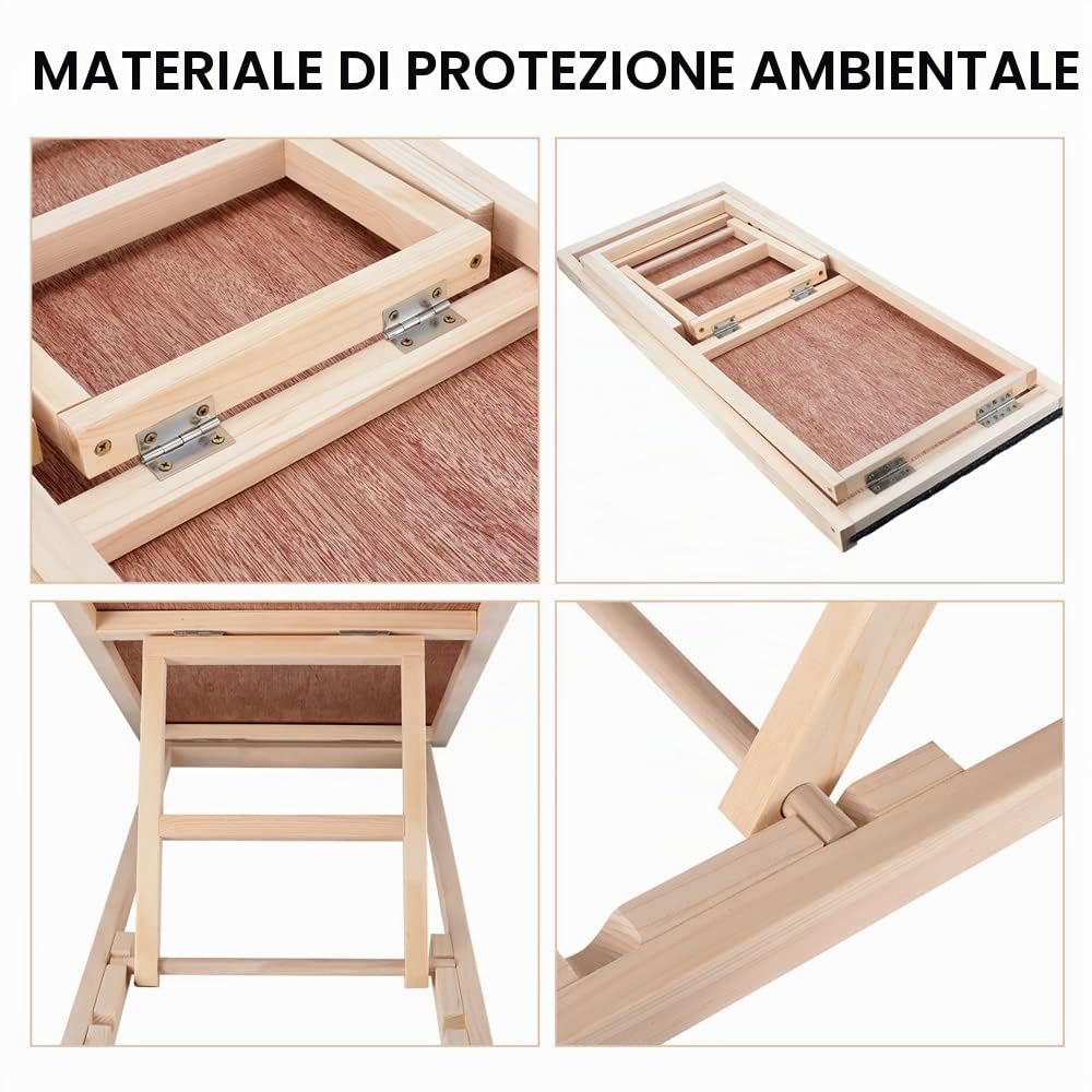 Rampa per cani in legno massello da 70x35 cm, scala per auto per cani, portatile, altezza regolabile, con superficie antiscivolo in moquette, rampa per cani per viaggi in auto e furgone, 2 parti