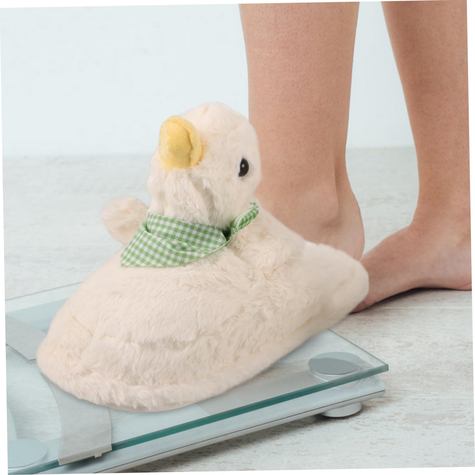 LIFKOME zapatillas de pato de dibujos animados Zapatillas de estar por casa de dibujos animados Zapatillas de interior para pies cansados personaje No deslizante zapatillas de felpa