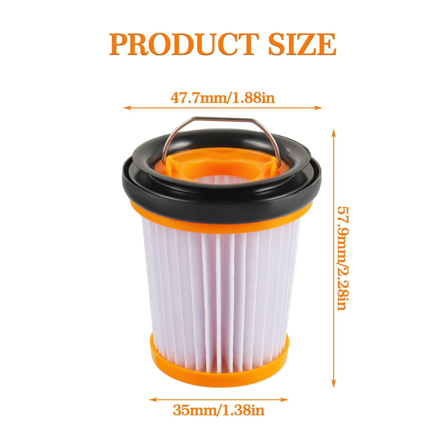 8 Pezzi Filtro per Shark ION W1 S87 Aspirapolvere Filtri di Ricambio per WV200 WV201 WV205 WV220 Senza Fili Portatile Aspirapolvere Sostituzione Filter # XHFWV200