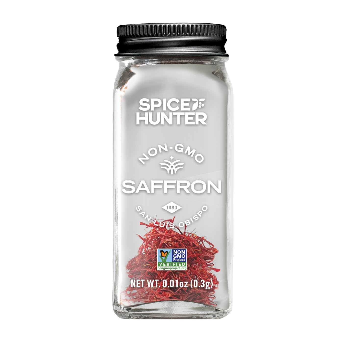 The Spice Hunter Saffron Strands, Spanish Mancha, Whole, 0.01-Ounce Jars