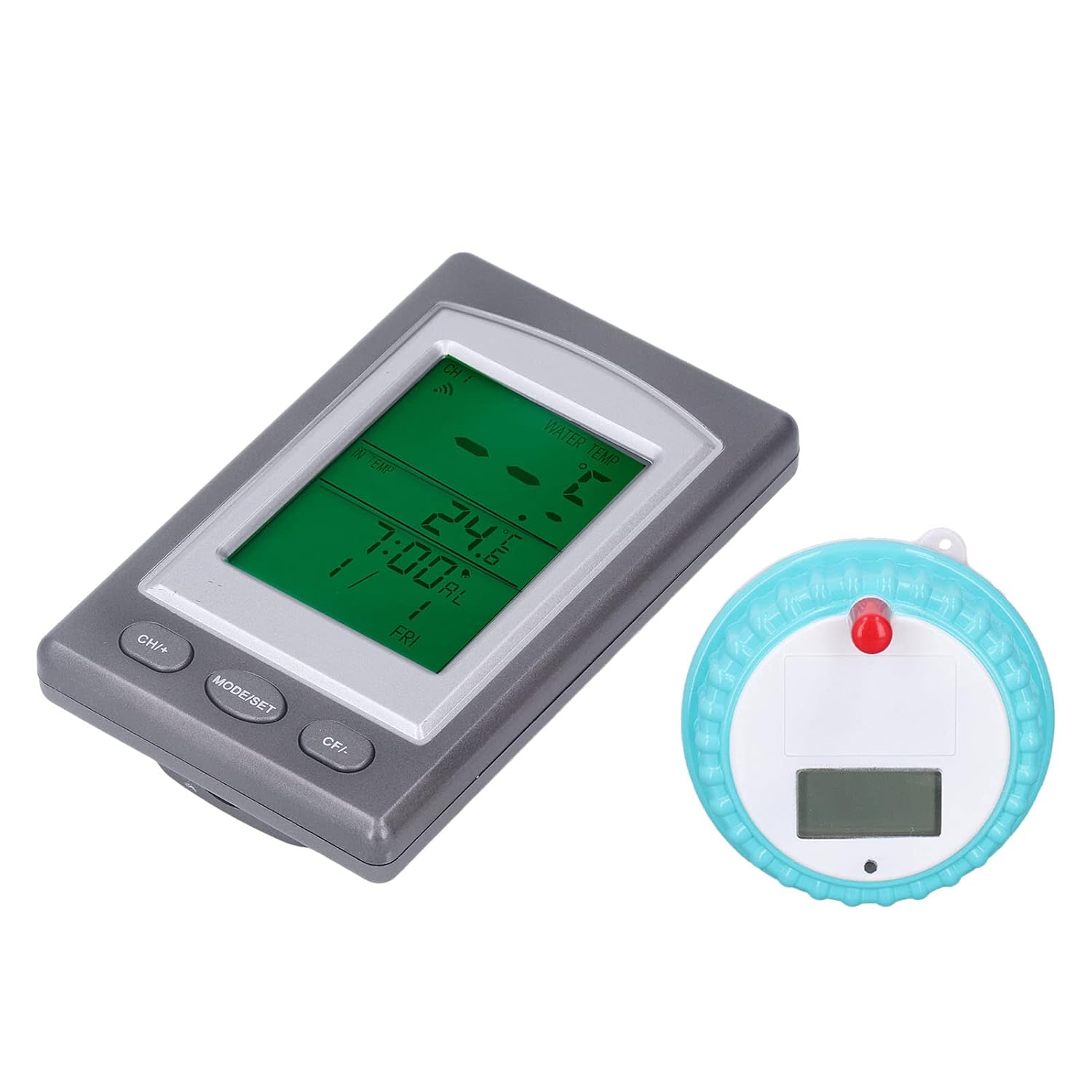 Remote Digital Pool Thermometer, Temperature Sensor for Bath Water Spas Hot Tubs