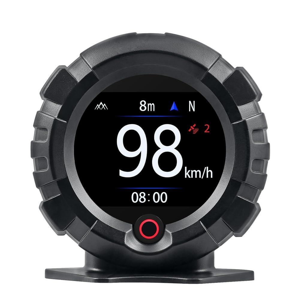X95 Display GPS Head Up per Auto Fuoristrada - Inclinometro Digitale, Tachimetro e Misuratore di Pendenza