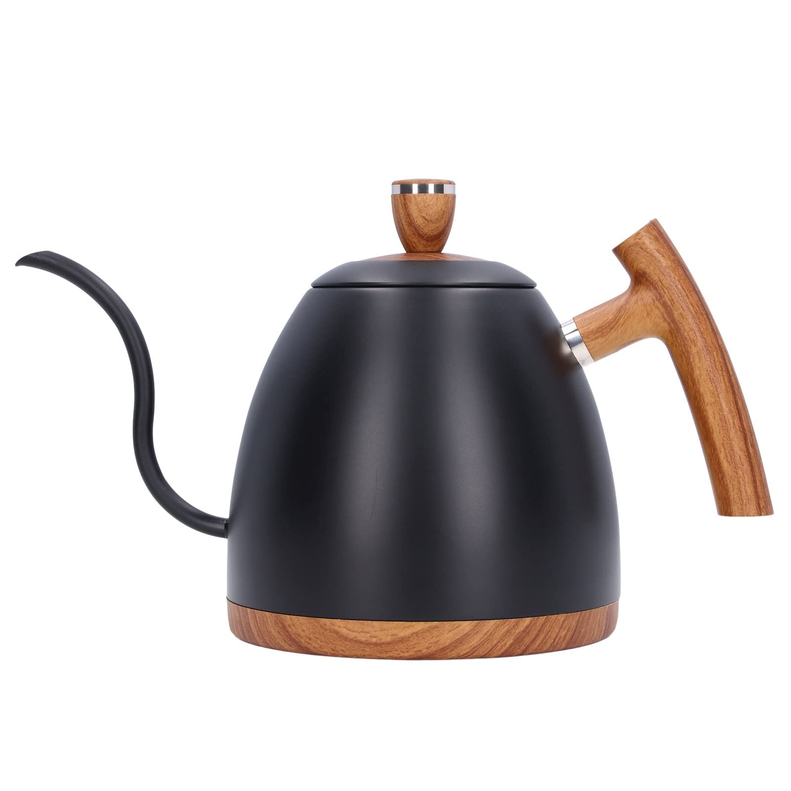 Hervidor Eléctrico para Café, Calentador de Agua Caliente 800 Ml de Acero Inoxidable, for Hogar y Oficina (BLACK)