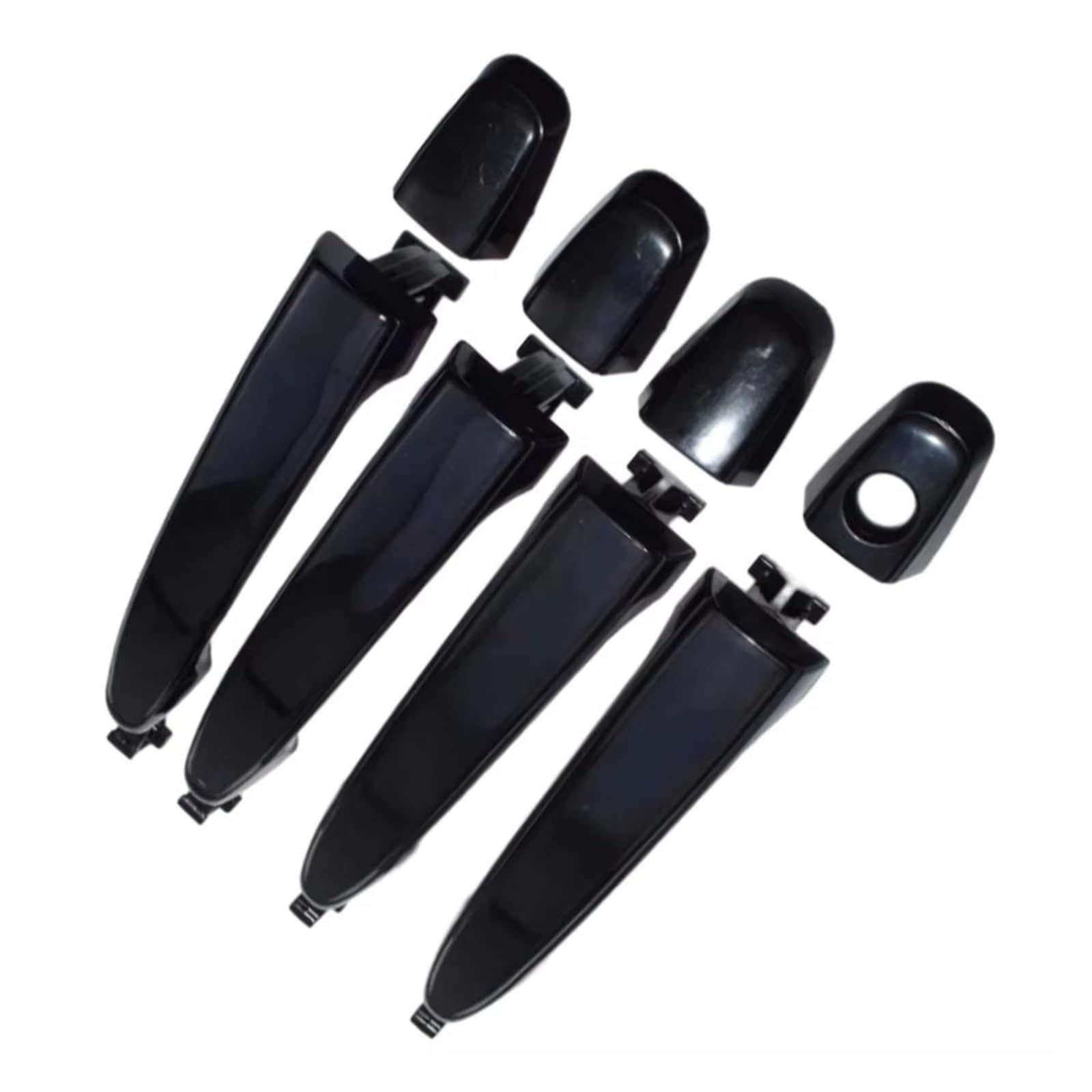 Dbckls One Color Vehicle Exterior Outer Door Handle For Toyota For 4Runner For Camry For Highlander For Sienna For Avalon 69227-08040 69213-08010 4Pcs Exterior Door Handles